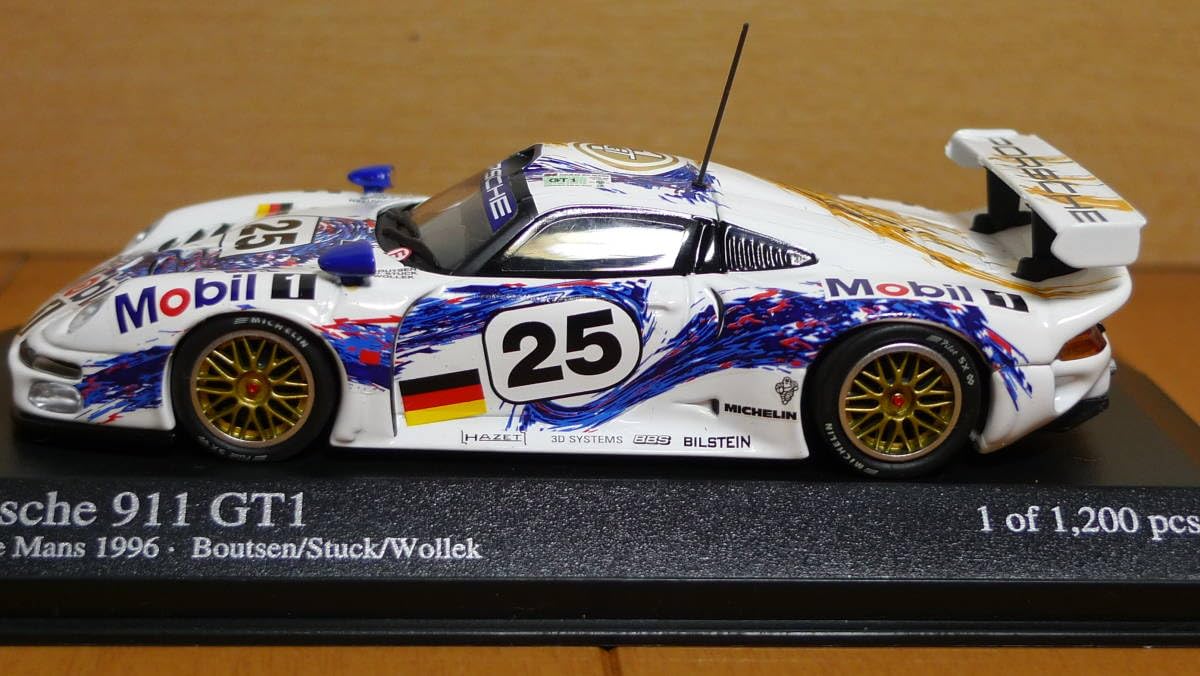 Amazon.co.jp: ミニチャンプス ポルシェ 911 GT1 1996 ルマン24時間